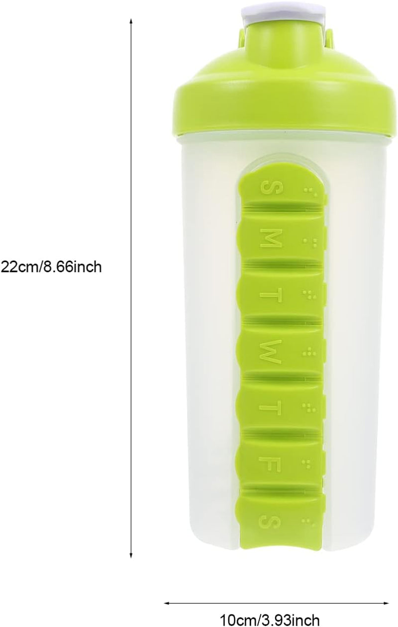 Vita bottle A Protein Mixer Shaker Cup with Water Storage - Fitness and Travel Bottle